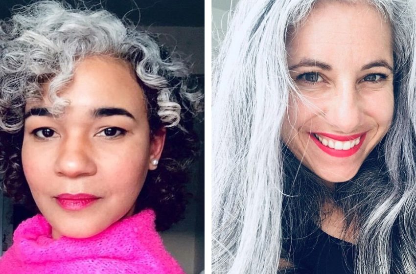  Women refused to dye their gray hair and look great! New trend is rapidly spreading all over the world!