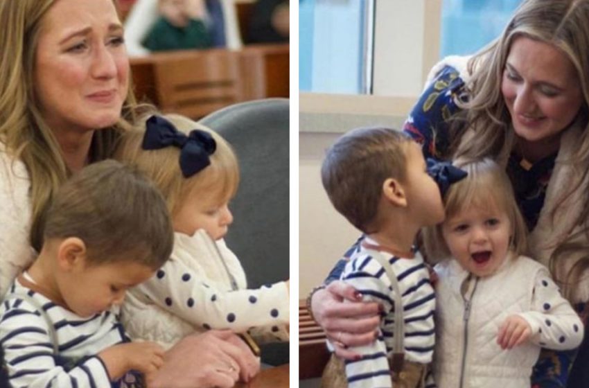  The woman adopted two children with a difference of a year, and they turned out to be brother and sister!