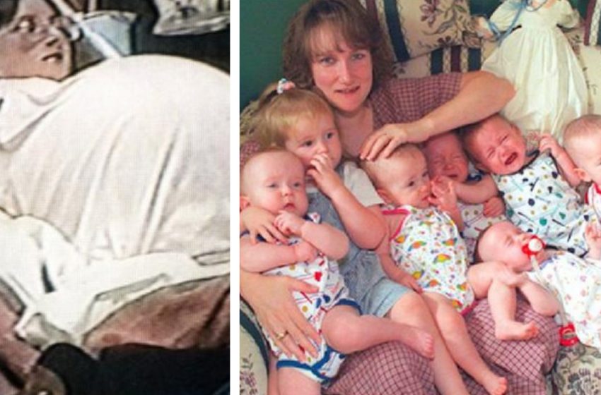 In 1997, this woman gave birth to 7 children. How do the world's first ...