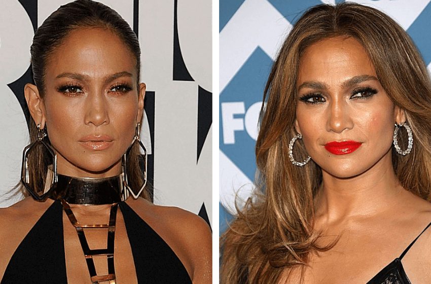  No bronze makeup and ponytail, J. Lo showed her photo without photoshop and makeup!