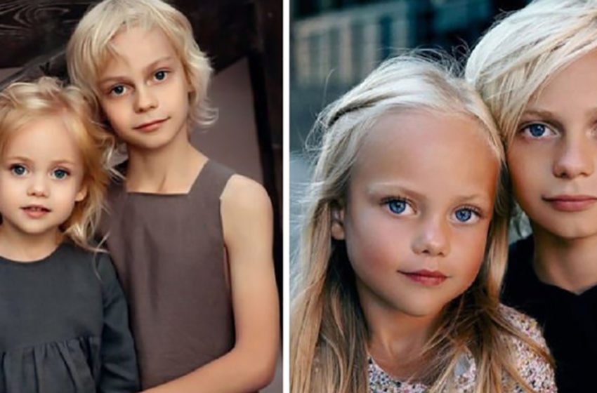  Young models – siblings with rare beauty… Just look at their photos!