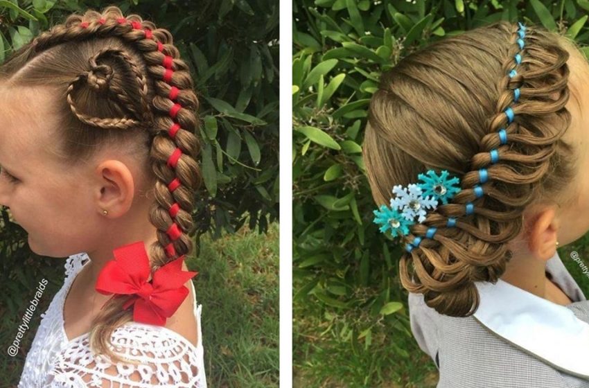  This girl’s mother makes unique hairstyles for her daughter every day! Just look at the masterpieces she creates …