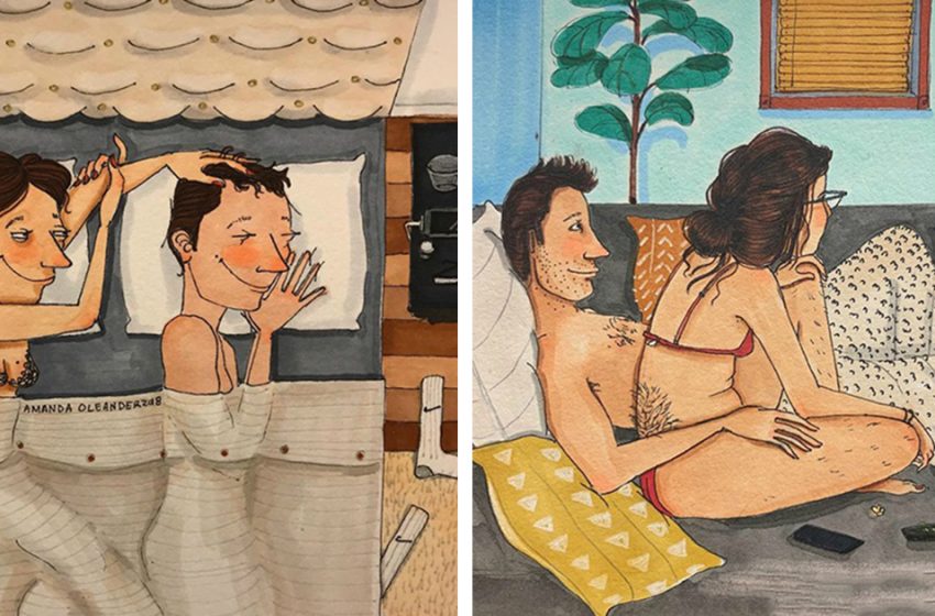  15 illustrations of what love looks like when no one is watching!