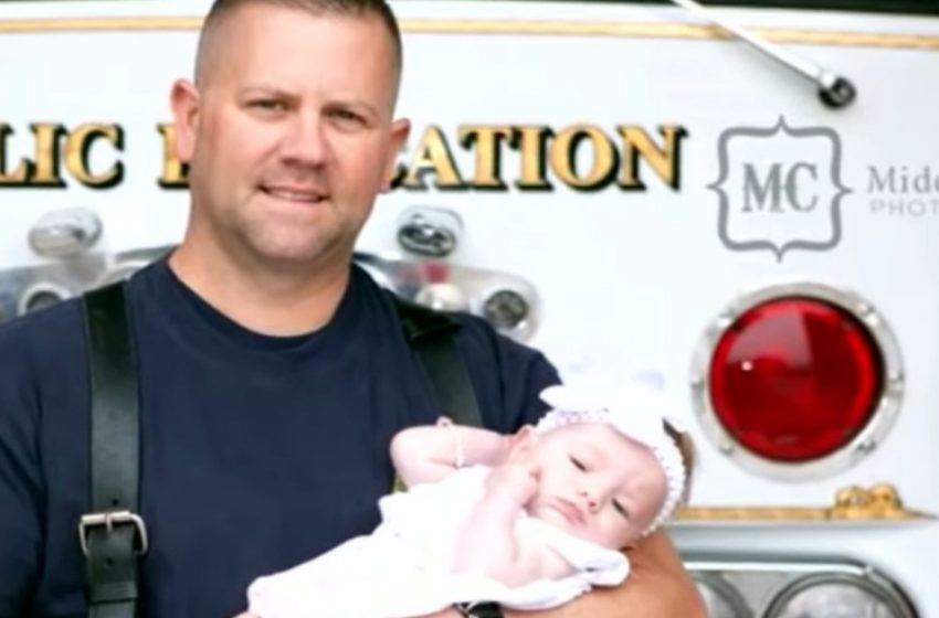  The Fireman Who Helped In The Birth Of A Newborn Adopted The Child