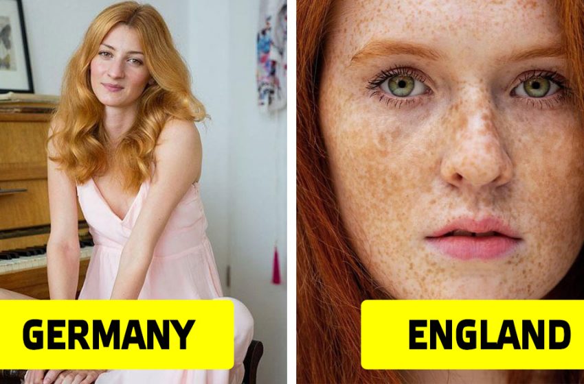  “Beauty As A Gift From The Sun!” Red-Haired Girls From Different Countries