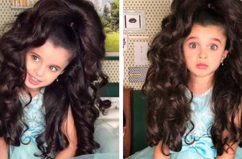  “No One Believes That It’s Natural!” Girl With Luxurious Hair Conquers Everyone’s Hearts