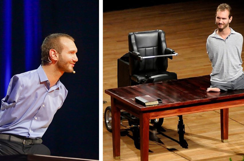  “A Man Born Without Limbs” Nicolas Vujicic Showed Rare Photos Of His Children and His Beautiful Wife!