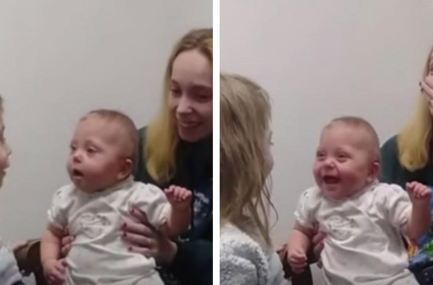  The Baby Was Given A Hearing Aid And For The First Time She Heard Her Sister’s Voice