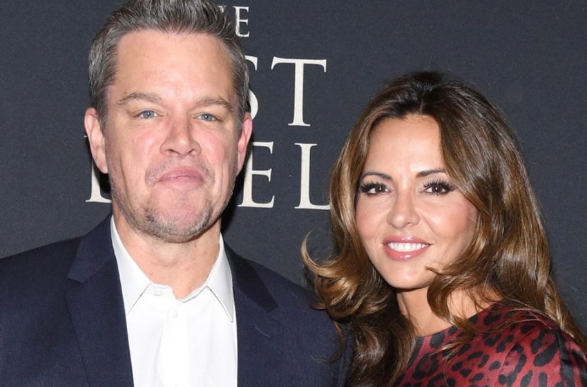  “Just Like Cinderella!” What Matt Damon And His Waitress Wife Look Like When No One Sees Them