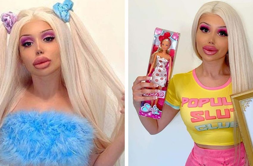  “Be the most extreme version of yourself” Living doll showed herself before plastic surgery