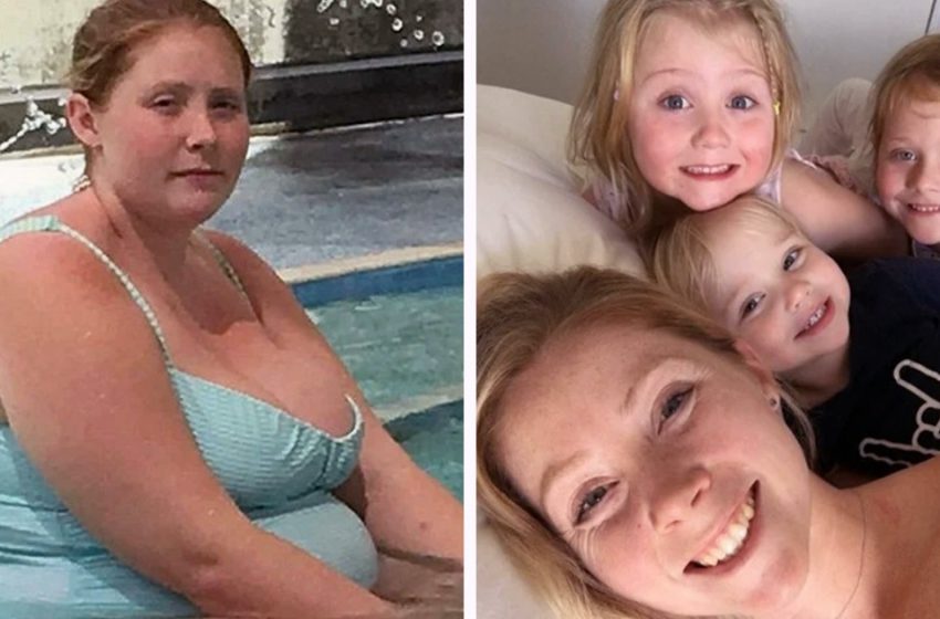  The mother of three children managed to lose 55 kg in one year! How she looks now