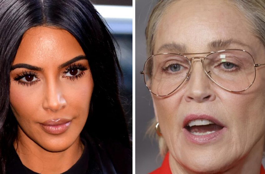  “It will not be enough to have brain surgery.” Sharon Stone got angry at Kim Kardashian