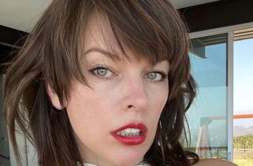  “Like it or not, I did it.” 47-year-old Milla Jovovich shaved her head and showed up with a new hairstyle